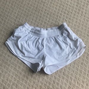 Hotty Hot Lululemon Shorts in White NWOT